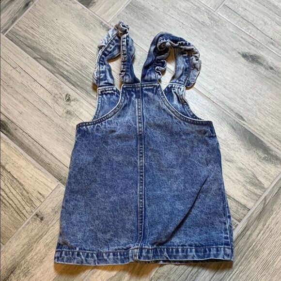 7 For All Mankind Chic Girls Denim Button-Up Dress with Pockets 24 Months - Picture 7 of 7
